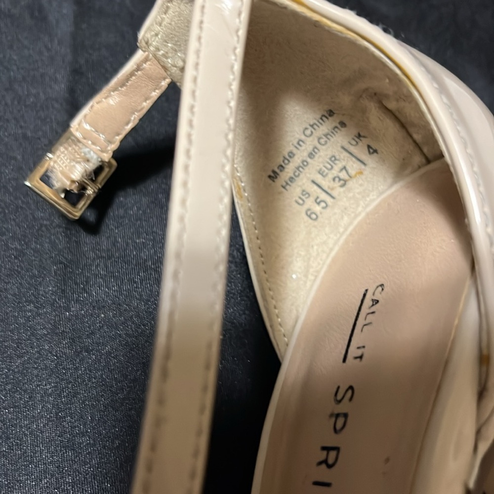Paten beige sandal shoes - Picture 4 of 4